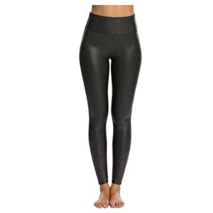 SPANX Faux Leather Leggings - Small